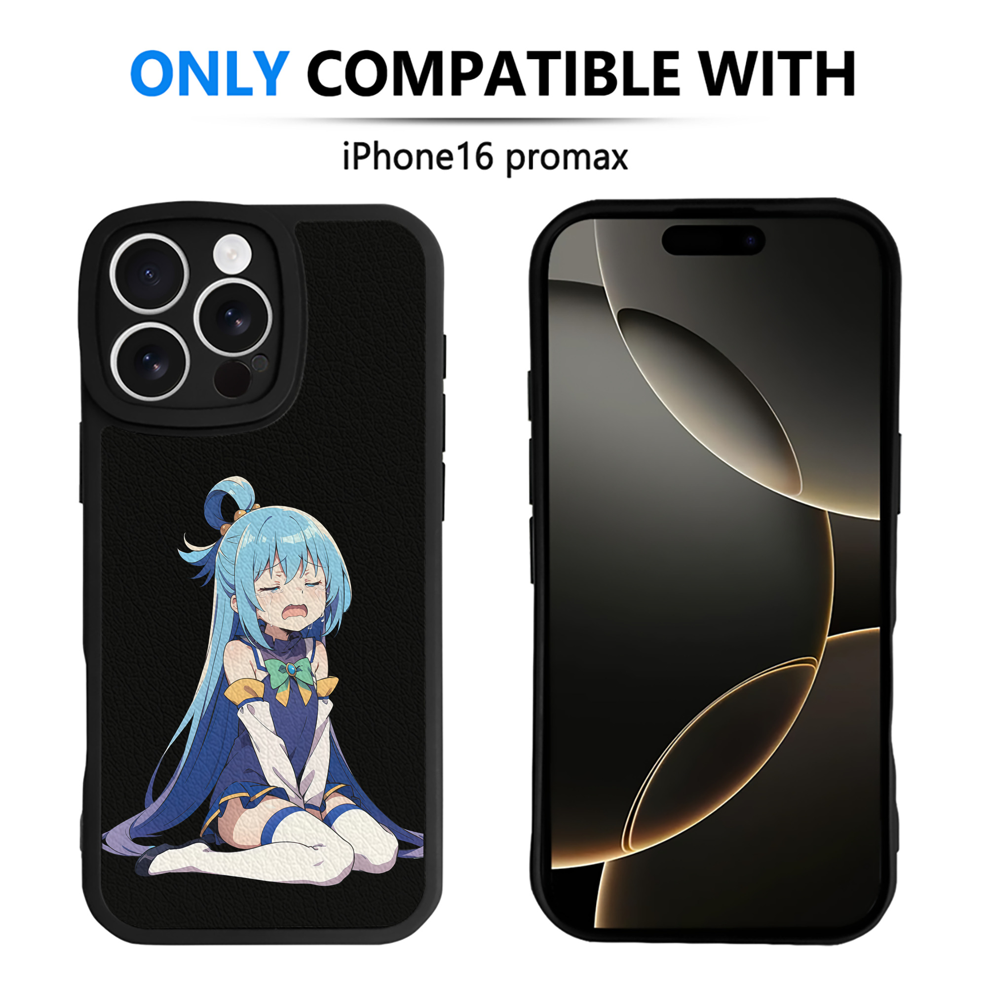 （画像用） 転スラ Regarding Reincarnated to Slime 【iPhone 16シリーズ対応】シリコンスマホケース（レザー調） 材質：シリコン